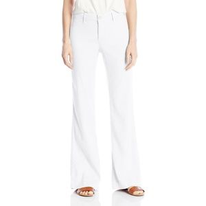 NYDJ Claire White Trouser Linen Pants
